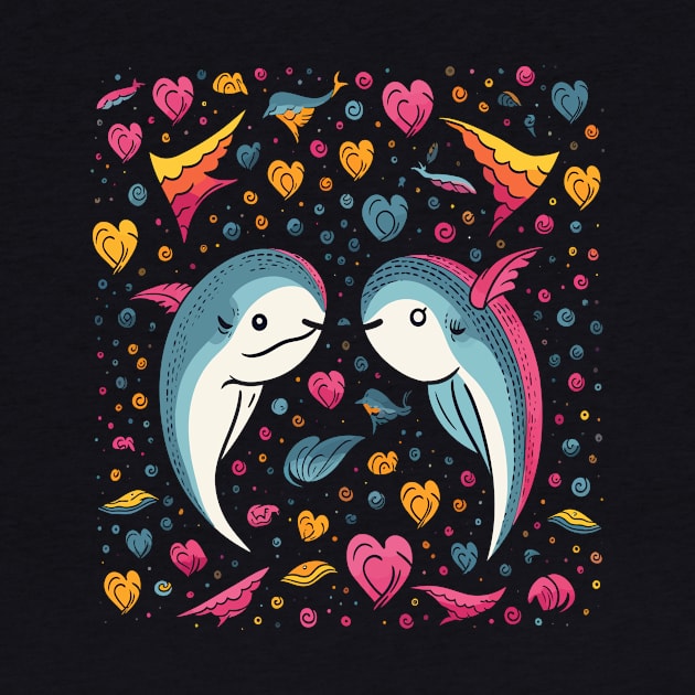 Narwhal Valentine Day by JH Mart